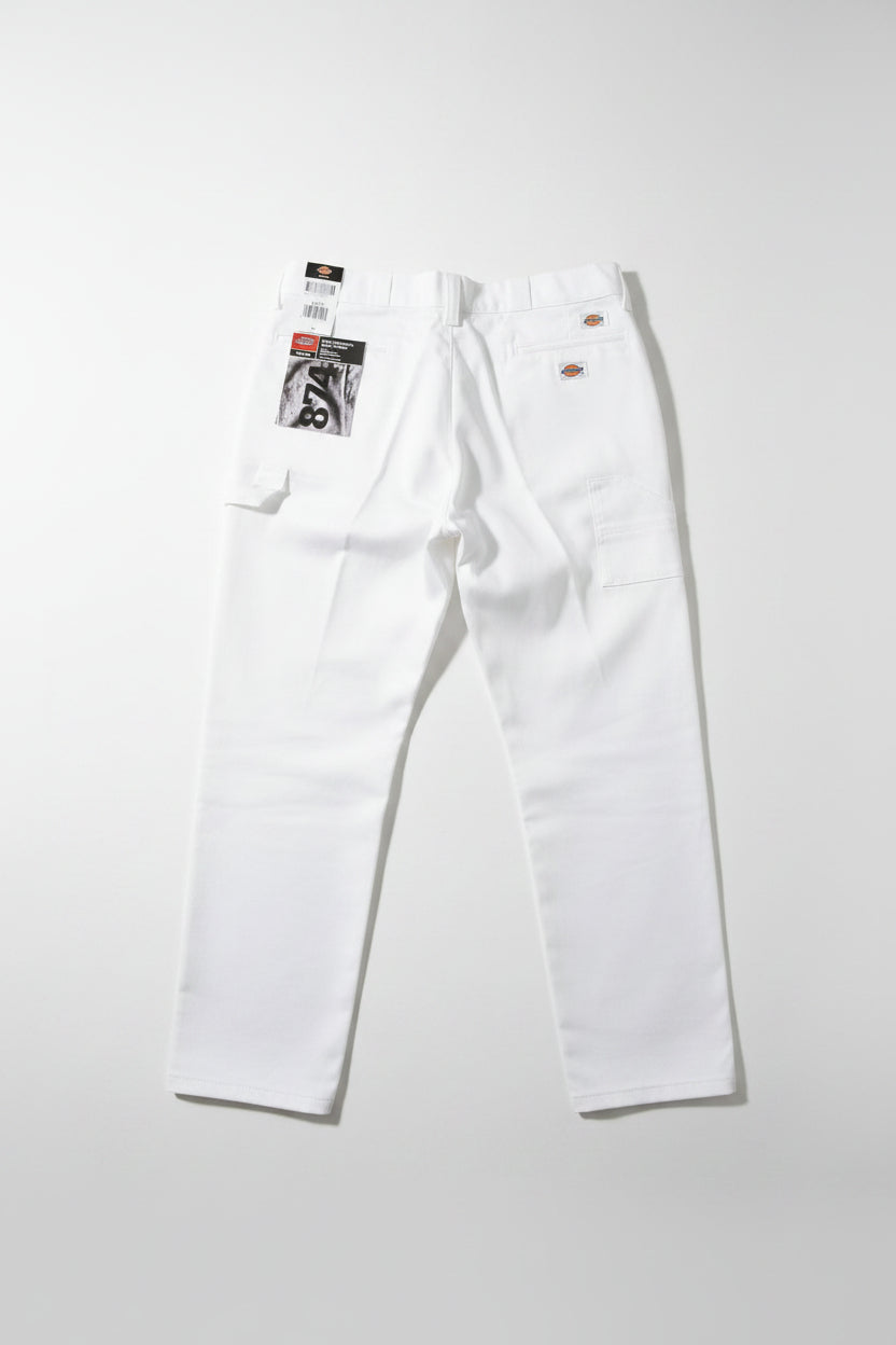 Pantalón Dickie blanco durable para trabajar muy cómodo y lijero