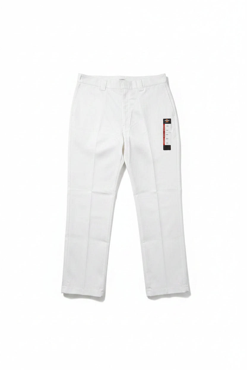 Pantalón Dickie blanco durable para trabajar muy cómodo y lijero